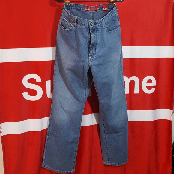 *SOLD*Quiksilver Relaxed Fit Denim Jeans 34x32 - Picture 2 of 6